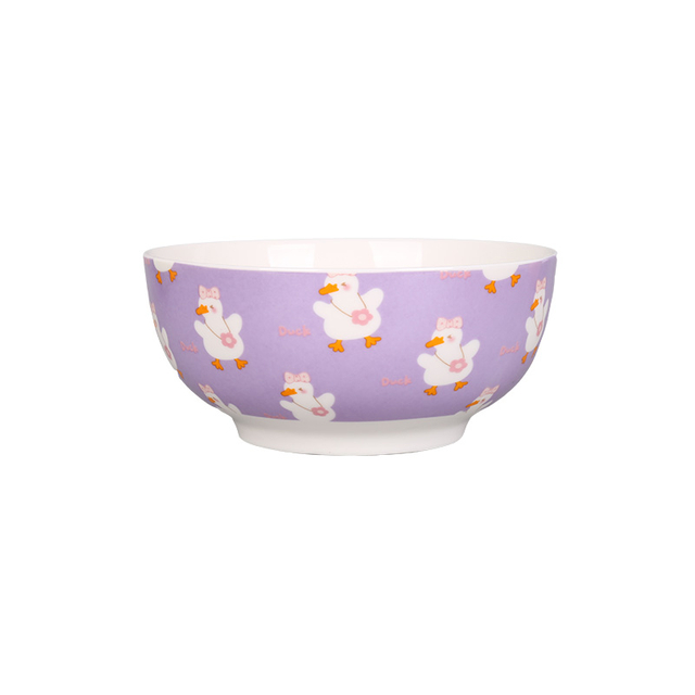Ceramic Bowls Cartoon Print for Kids Gift Retail Wholesale