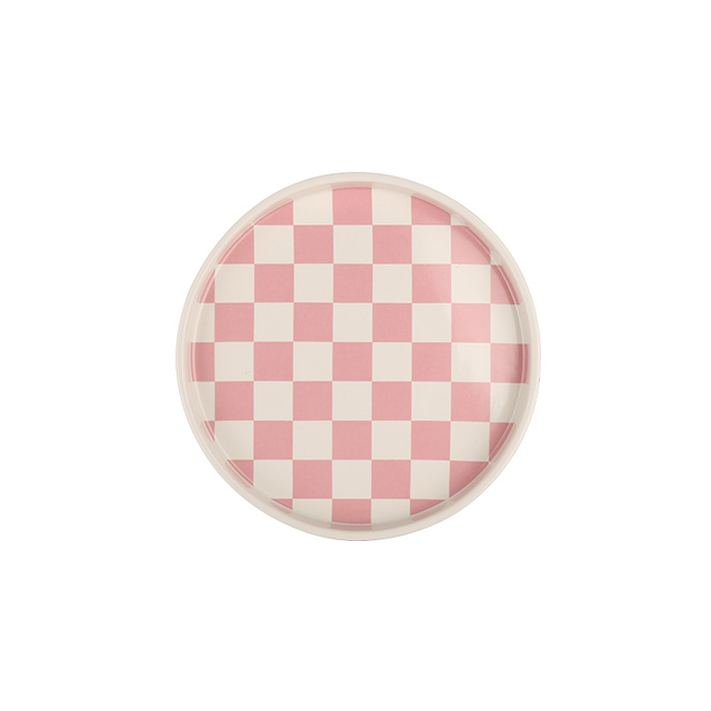 Ceramic Dinner Plates Speckled Checkered for Restaurant Wholesale