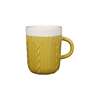 Embossed Cable Knit Ceramic Coffee Mugs for Cafe Bulk Wholesale