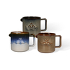 Reactive Glaze Embossed Face Ceramic Mugs, 3D Relief Facial Coffee Mugs