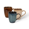 Hand Pinched Irregular Reactive Glaze Ceramic Tableware Set
