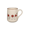 Ceramic Coffee Mugs Hand-Painted Floral Letter for Cafe Wholesale