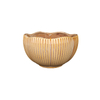 Ceramic Serving Bowls Fluted Petal Rim for Restaurant Wholesale