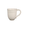 Embossed Beaded Rim Ceramic Coffee Mugs for Restaurant & Home Use