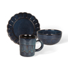 Vintage Raindrop Embossed Ceramic Tableware Set