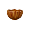 Ceramic Serving Bowls Fluted Petal Rim for Restaurant Wholesale