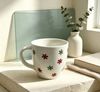 Vintage Floral Print Ceramic Mug