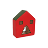 Handcrafted Ceramic Hollow Cutout House Ornaments