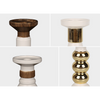 Matte Ceramic Pillar Candle Holders