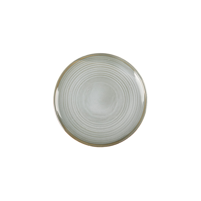 Ceramic Dinner Plates Ring Reactive Glaze for Restaurant Wholesale